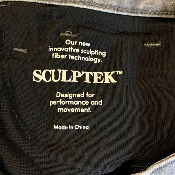 Athleta Sculptek Skinny #158935 Grey Wash‎ Hiking Travel Commute Jean Size 6 - Picture 8 of 14